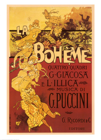 Puccini La Boheme Posters