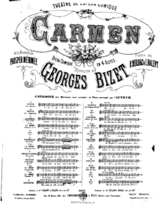 Carmen de Bizet :: La Opera Prima de Lirismo Frances